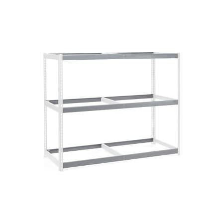 Global Equipment 72" Long Gray Double Rivet Beam RLB72